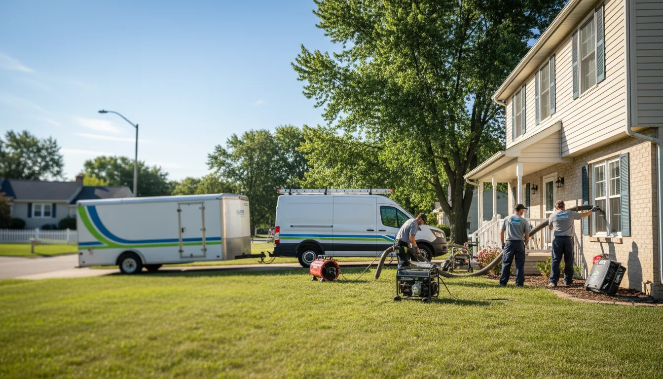 Flooded Basement Restoration And Cleanup With Repair in Highwood, IL near me